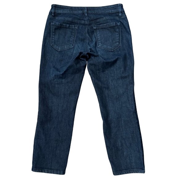 LOFT Modern Crop Dark Wash Jeans Size 4 (27) - Picture 2 of 3